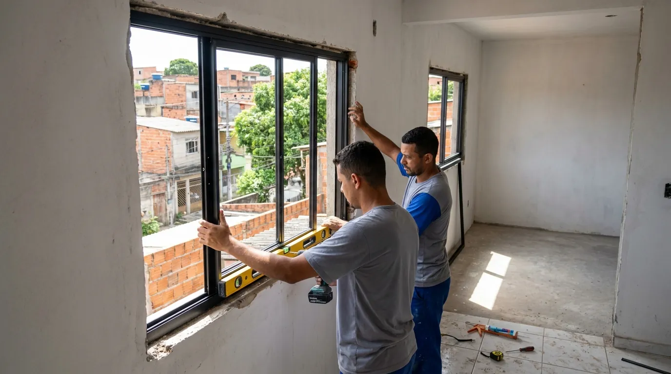 Produção de Portas e Janelas em Cascavel‑PR
