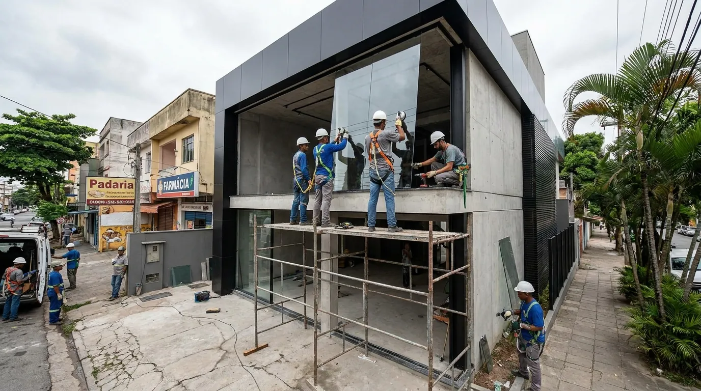 Fachadas para Lojas e Empresas em Cascavel‑PR